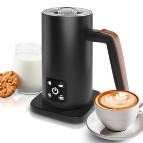 Electric Milk Frother and Steamer (11.8oz), 4-in-1 Functionality